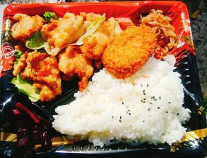 京都グルメレポート122「きのやビル」あつあつ唐揚げ弁当