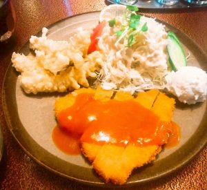 京都グルメレポート123「とんかつマルミ」ハーフ&ハーフ