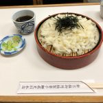 昼御飯  更科 ざるきしめん と たつみ 裏メニューのだし巻き