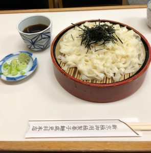 昼御飯  更科 ざるきしめん と たつみ 裏メニューのだし巻き