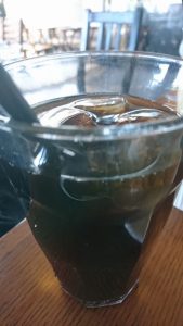 京都　鴨川のほとり　KAWAカフェで一人飯