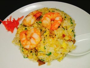 京都グルメレポート139「マダム紅蘭?」海老入りチャーハン　小篭包