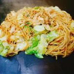 京都グルメレポート再訪145「ビッグ」焼きそば　豚　大