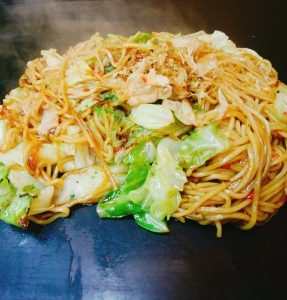 京都グルメレポート再訪145「ビッグ」焼きそば　豚　大