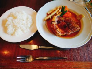 京都グルメレポート189「ロイヤルホスト堀川五条店」国産豚ポークロースステーキ