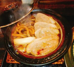 京都グルメレポート196「蕎麦切塩釜」鴨すきせいろ