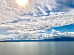 シャーレ水ヶ浜　昔：知る人ぞ知るの隠れスポットが今や！ この景色に満足しない人はいない？(^^♪　近江八幡