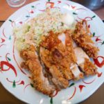 京都グルメレポート216「やよい軒」鶏もも1枚揚げ定食