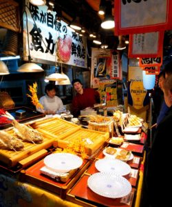 京都グルメレポート236「魚力鮮魚店」はも天・はもカツ