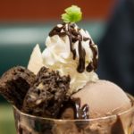 京都の老舗「京一本店」で食べる「カレー中華＆チョコパフェ」セット