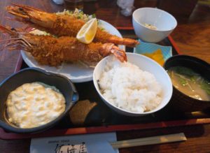 京都グルメレポート番外編67再訪「ダイニングステージ佐海屋」大えびフライ定食