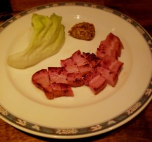 京都グルメレポート362「GION　BAR　Rigel(リゲル)」ベーコンステーキ