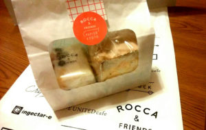 膏薬辻子　ROCCA＆FRINDS　PAPIE(ロッカ&フレンズ　パピエ)の卵サンドとフルーツサ