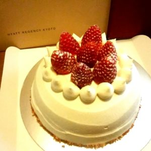 東山七条　トラットリアセッテのクリスマスケーキ