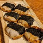 zensockskitchen〜里芋の磯辺焼き、餅と明太子の春巻〜