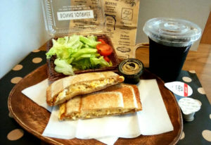 北区衣笠　cafe　Green garden　タマゴサンド㉓