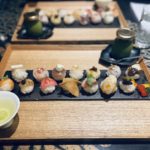 京都グルメレポート527「手毬寿司と日本茶宗田」手毬寿司14貫セット