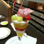 新町中立売　京都ブライトンホテルでスワンパフェ♪