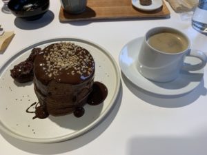 都松庵のスフレパンケーキ