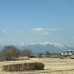 琵琶湖、あのベンチに♪