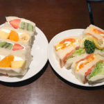 アゴが外れる。ほっぺが落ちる。　《コーヒーショップヤマモト下鴨店のフルーツサンド》