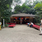下鴨神社糺の森でかき氷　《さるや》