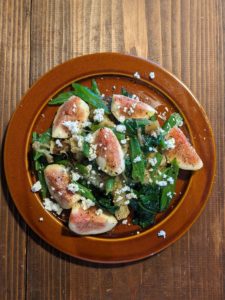 zensockskitchen〜焼き茄子、無花果、つるむらさきサラダ〜