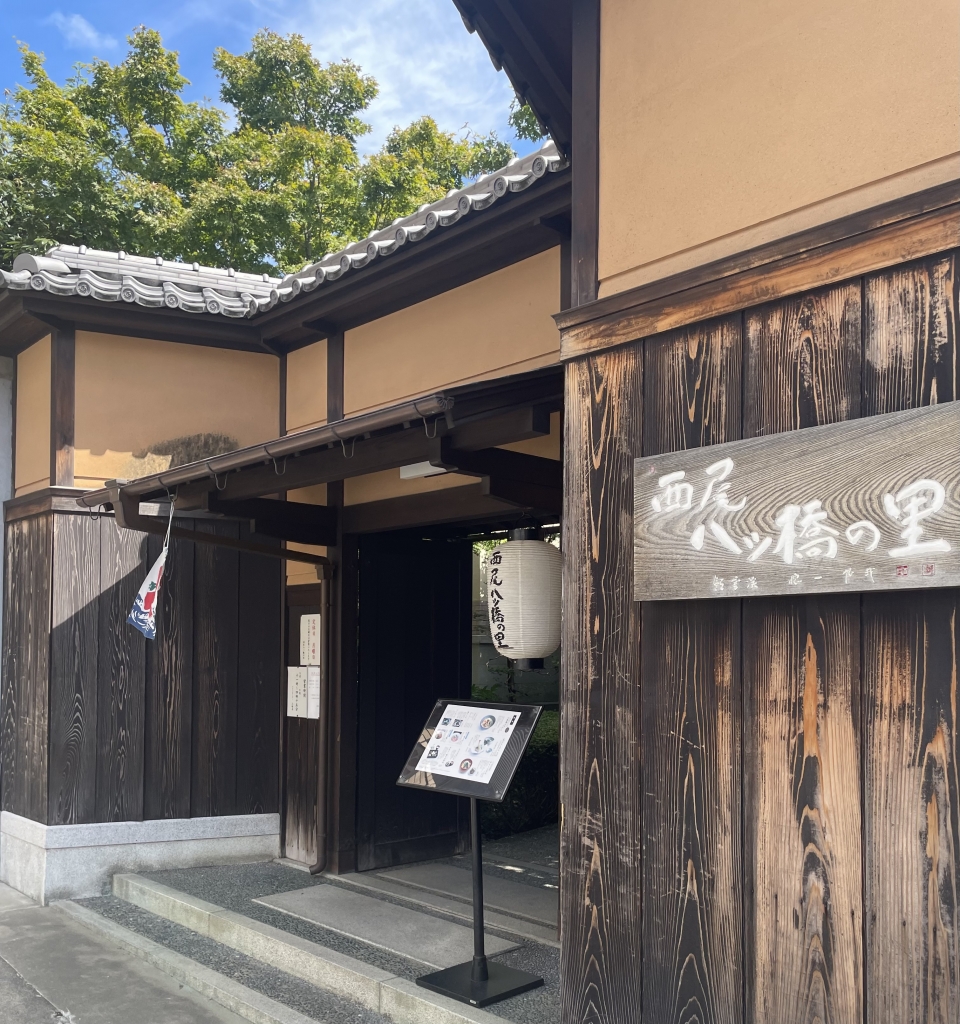 京都グルメレポート829「西尾八つ橋の里」冷やし鴨そば　炊き込みご飯　黒ごま冷麺