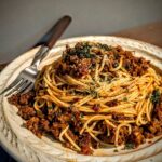 zensockskitchen　～京松蘭ミンチのボロネーゼ～