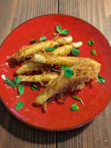 zensockskitchen～ヤングコーンフリット、ホワイトアスパラ冷製スープ～